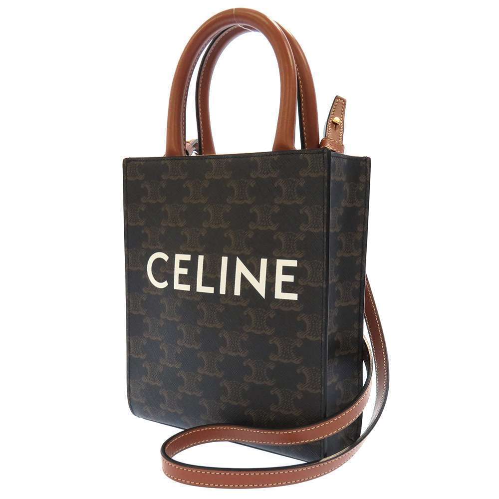 Celine Triomphe Vertical Cabas Handbag Shoulder Bag